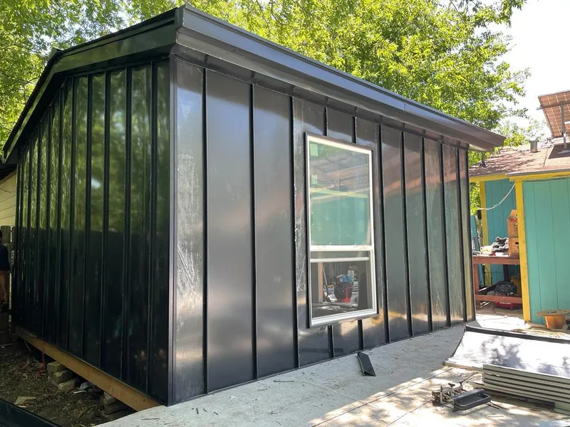 Black standing seam metal wall panels for Metal Roof Installation in Cape Canaveral